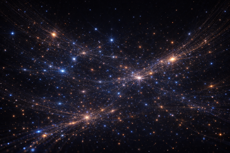 Abstract blue translucent shape on a white background.